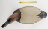 Lot #396 - Canvasback Drake turned head signed
