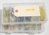 Lot #562 - (2) Fly boxes of streamers, minnows,