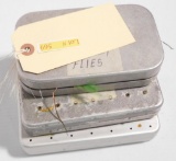 Lot #569 - (3) fly boxes full of vintage flies