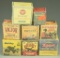 Lot 3333 - Lot of (8) vintage miniature shotgun shell boxes sealed in plastic: Peters High