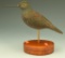 Lot 3431 - Hand carved Woodcock on stand (unsigned) 9”
