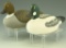 Lot 3464A - Pair of Capt. Roger Urie Rock Hall MD miniature Goldeneyes hen and drake signed
