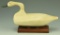 Lot 3468 - Bob McGaw, Havre de Grace, MD miniature Tundra Swan on wooden base circa  1940