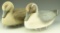 Lot 3531 - Pair of Vintage Victor Animal Trap Factory Paper Mache Pintails Drake and Hen