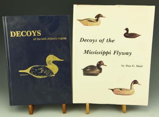 Lot 3300C - Decoys of the Mid-Atlantic by Henry A. Fleckenstein Jr and Decoys of the  Mississippi