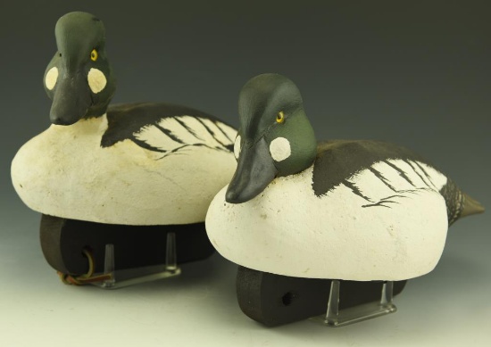 Lot 3492A - (2) Mike Smyser 1994 Goldeneye Drake Decoys signed and date
