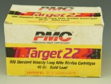 Lot 3317 - Brick of PMC Target 22 40 grain .22 Ling Rifle Rimfire Cartridges (500  rounds)