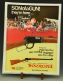 Lot 3359 - Vintage Winchester “Son of a Gun” 9422 Rimfire wall mount advertising sign in