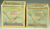 Lot 3364 - (2) Vintage Federal Monark shotgun shell boxes 16 gauge and 12 gauge (empty  boxes