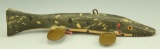 Lot 3367 - Contemporary sucker fish decoy with brass fins 6 ¼”