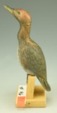 Lot 3387 - Ron Rue Dorchester Co. MD miniature carved standing Cormorant with message