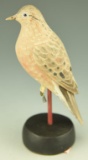 Lot 3388 - Ron Rue Dorchester Co. MD miniature carved  “Billy Malcus” standing Dove signed