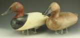 Lot 3434 - Pair of Madison Mitchell, Havre de Grace, MD Canvasbacks Hen and Drake circa  1958
