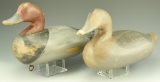 Lot 3449 - Pair of Paul Gibson Havre de Grace, MD Redheads Hen and Drake circa 1955 Hen is