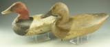 Lot 3463 - Superb Pair of James Holly, Havre de Grace, MD Canvasbacks Hen and Drake fine