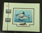 Lot 3523A - Framed Maryland Migratory Waterfowl Stamp print S/N Turnbaugh 209/1400