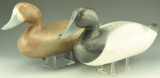 Lot 3538 - Nice matched pair of Madison Mitchell, Havre de Grace, MD Scaups Hen and Drake in