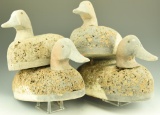 Lot 3551 - (4) Somerset County working cork body Canvasback decoys