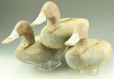 Lot 3552 - (3) Dorchester County working redhead decoys (as is)