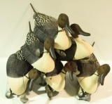 Lot 3553 - (6) G&H Decoys, Inc. plastic rigged Pintail drakes with line and weight