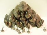 Lot 3554 - (10) G&H Decoys, Inc Green-Winged Teal Decoys with line & weight (5) hens (5)  drakes