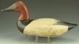 Lot 3440 - Ed Pearson Havre de Grace, MD Canvasback drake circa 1910 in old working repaint