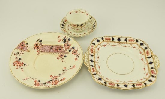 Lot 1106 - 72 pcs of B&S Warwick Blue Diamond and floral china