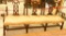 Lot 1349 - Important Gov. Jackson Centennial settee bench with acanthus leaf caved back. Owned