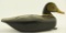 Lot 1441 - Hollow body working duck decoy with glass eye: in old paint