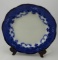 Lot 1691 - Large Verona pattern flow blue charger