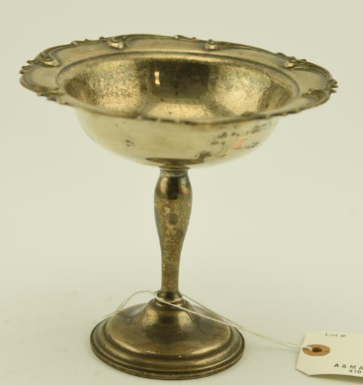 Lot 1233 - International weighted sterling silver compote