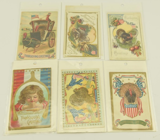 Lot 1243 - (30) Thanksgiving and Halloween postcards: 4 are Halloween and the rest are