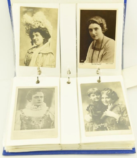 Lot 1309 - Approximately (180) postcards depicting opera performers and 12 photographs of great