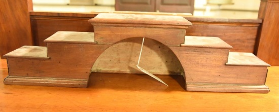 Lot 1564 - Tiered dresser top display stand with 2 hidden drawers on the sides (8 ¼” in height,