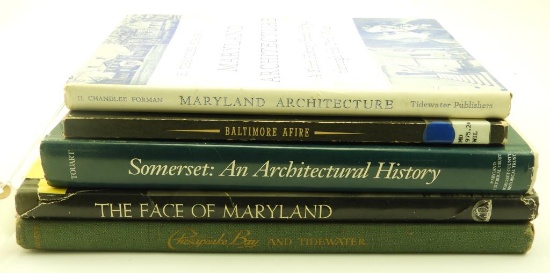 Lot 1662 - (5) Maryland & Eastern Shore related books