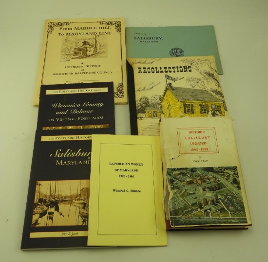 Lot 1695 - (7) Eastern Shore and Salisbury related books