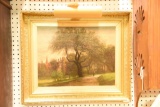 Lot 1330 - Charles Russ (1825-1920) oil painting on canvas: great example of his work and most