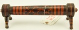 Lot 1454 - Carved & painted turned wood piece