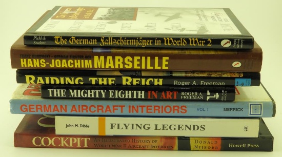 Military reference books to Include: 7 total-The German Fallschirmijager in World War 2 by