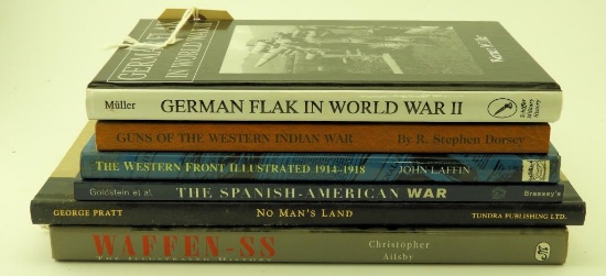 Military reference books to Include: 6 total-German Flak in World War II by Werner Muller, Guns