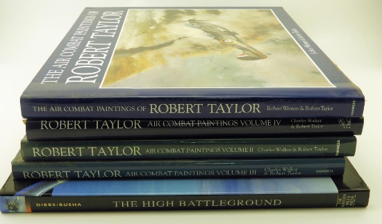 Military reference books to Include: 5 total- Flying Legends: The High Battleground by John M.