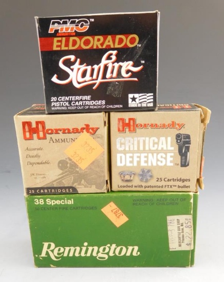 Lot #117 - (20) rounds of PMC Starfire, 40 S&W, 180 GR, Jacketed H.P, (25) rounds of Hornady