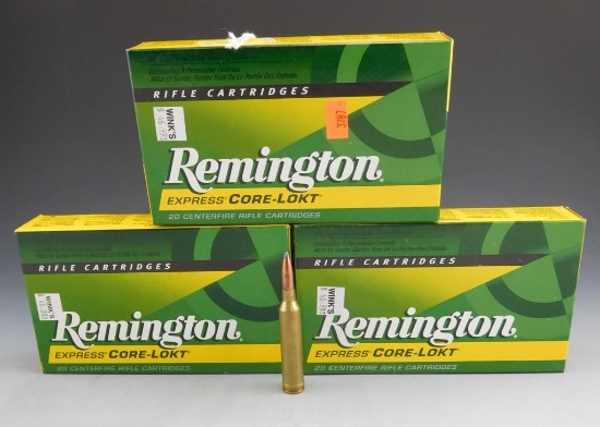 Lot #145 - (60) rounds of Remington Core-lokt , 264 WIN MAG, 140 GR, Core-lokt PSP