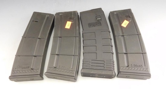 Lot #209 - (4) Tapco 5.56 x 45 30 round magazines Mags Can't be handed out in MD/To a MD