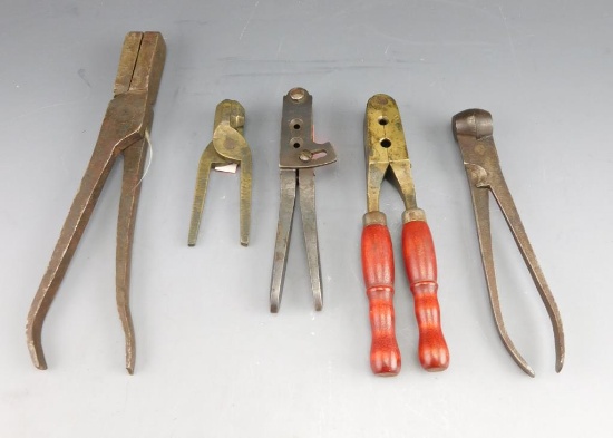 Lot #236 - (5) Miscellaneous antique bullet mold tools