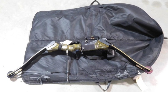 Lot #253 - Browning X-Caliber Bow, approximate let off 65, 29-36 in. Draw, with Arrow  quaver,