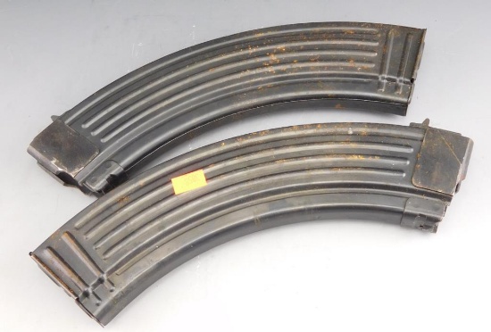 Lot #264 - (2) 40 round AK 47, metal magazine Mags Can't be handed out in MD/To a MD  Resident.