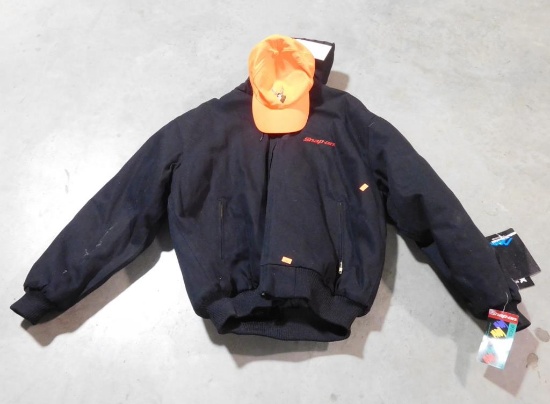 Lot #298 - Tn-Mountain Snap-on Jacket, XL, with tags, and Florescent Orange hat