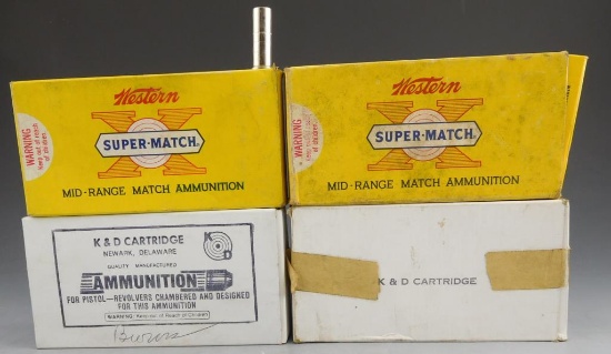 Lot #340 - (100) rounds of Western Super-Match X .38 Special, 140 GR, lead Clean cutting,  (50)