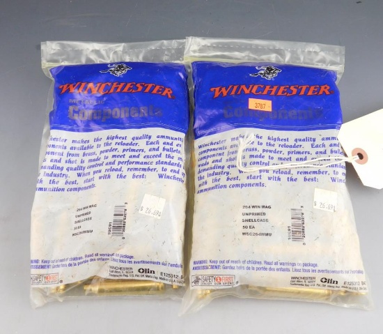 Lot #347 - (100) rounds of Winchester 264 WIN MAG, Unprimed Cases
